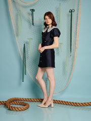 Buoy Jacquard Mini Dress