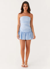 Carmel Mini Dress - Blue