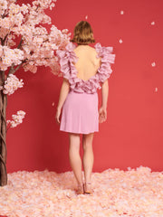 Blooming Ruffles Mini Dress