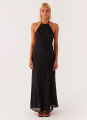 Aullie Maxi Dress - Black