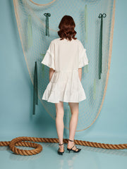 Seaboard Ruffle Mini Dress
