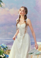 White Dream Tide Corset Dress