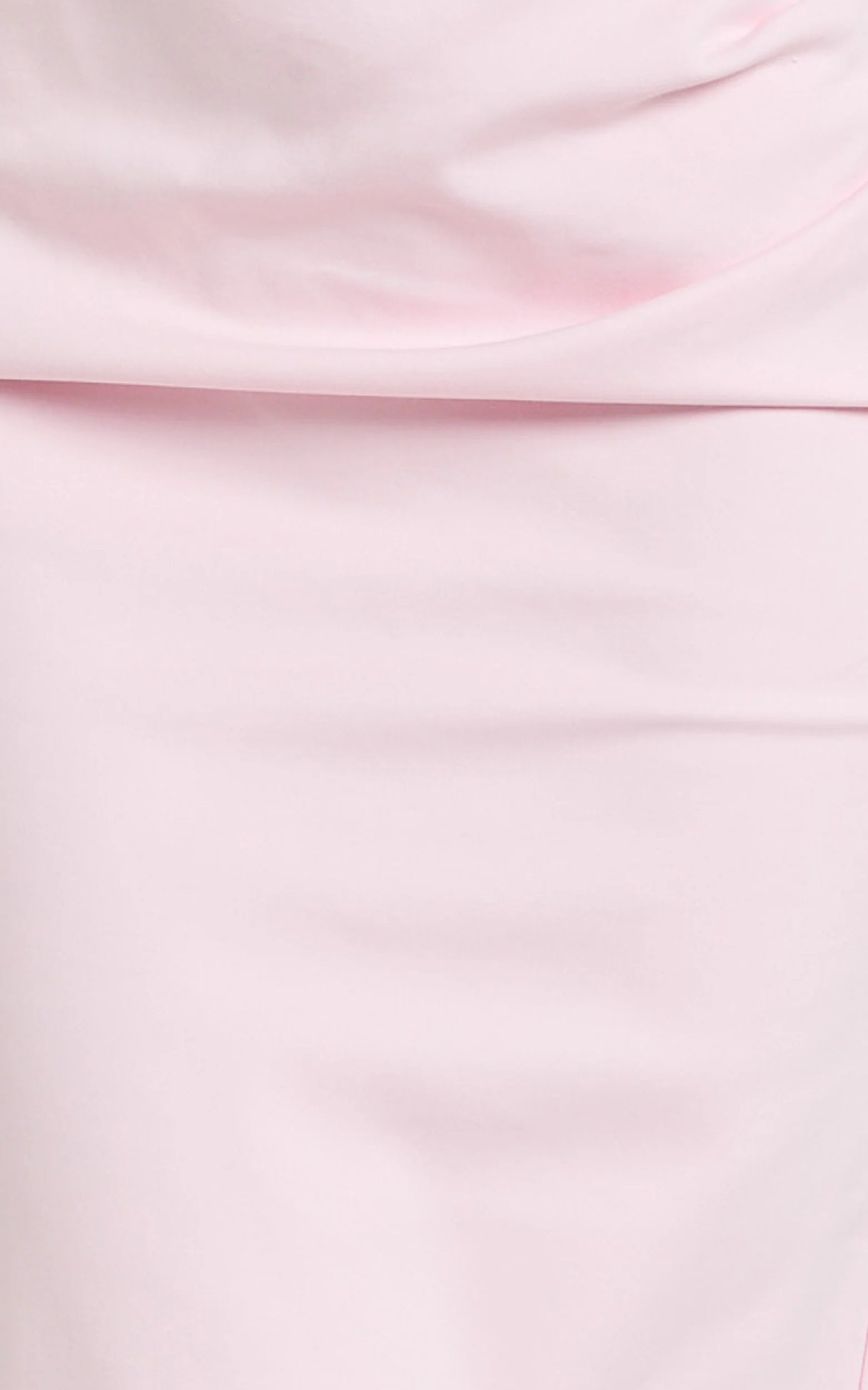 Jamie Midi Dress - Strapless Ruched Fitted Column Dress in Pink