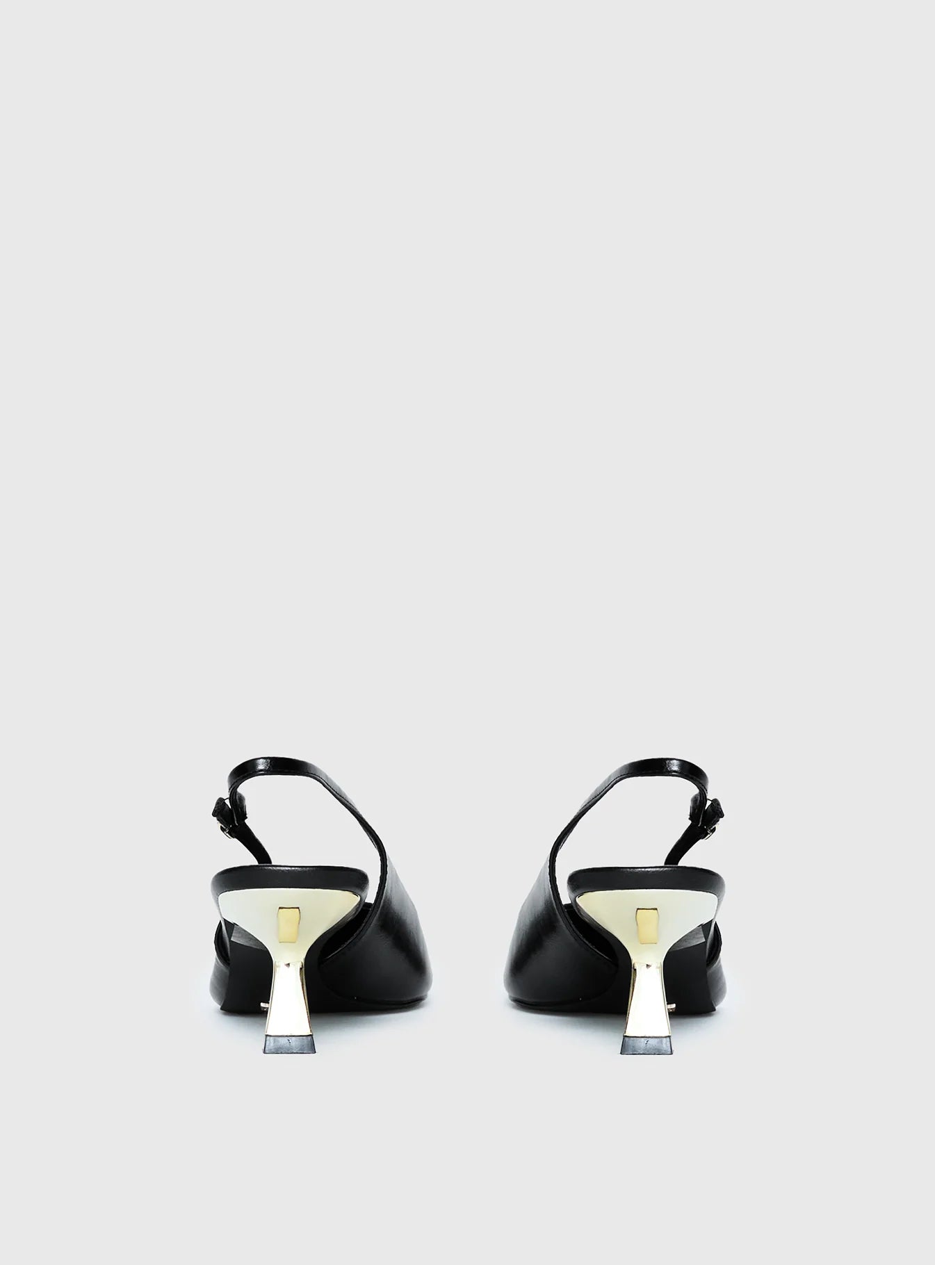Billini Anaya Pointed Toe Heels Black / Gold