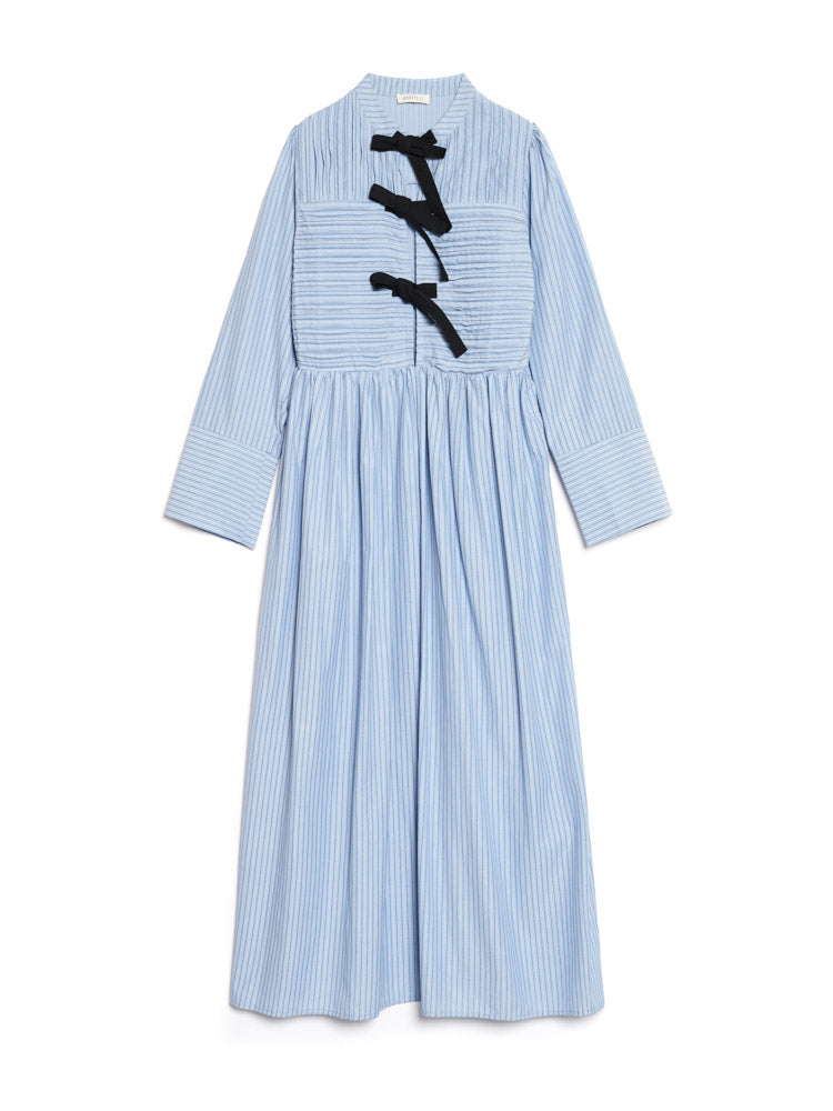 Heron Bow Mini Dress
