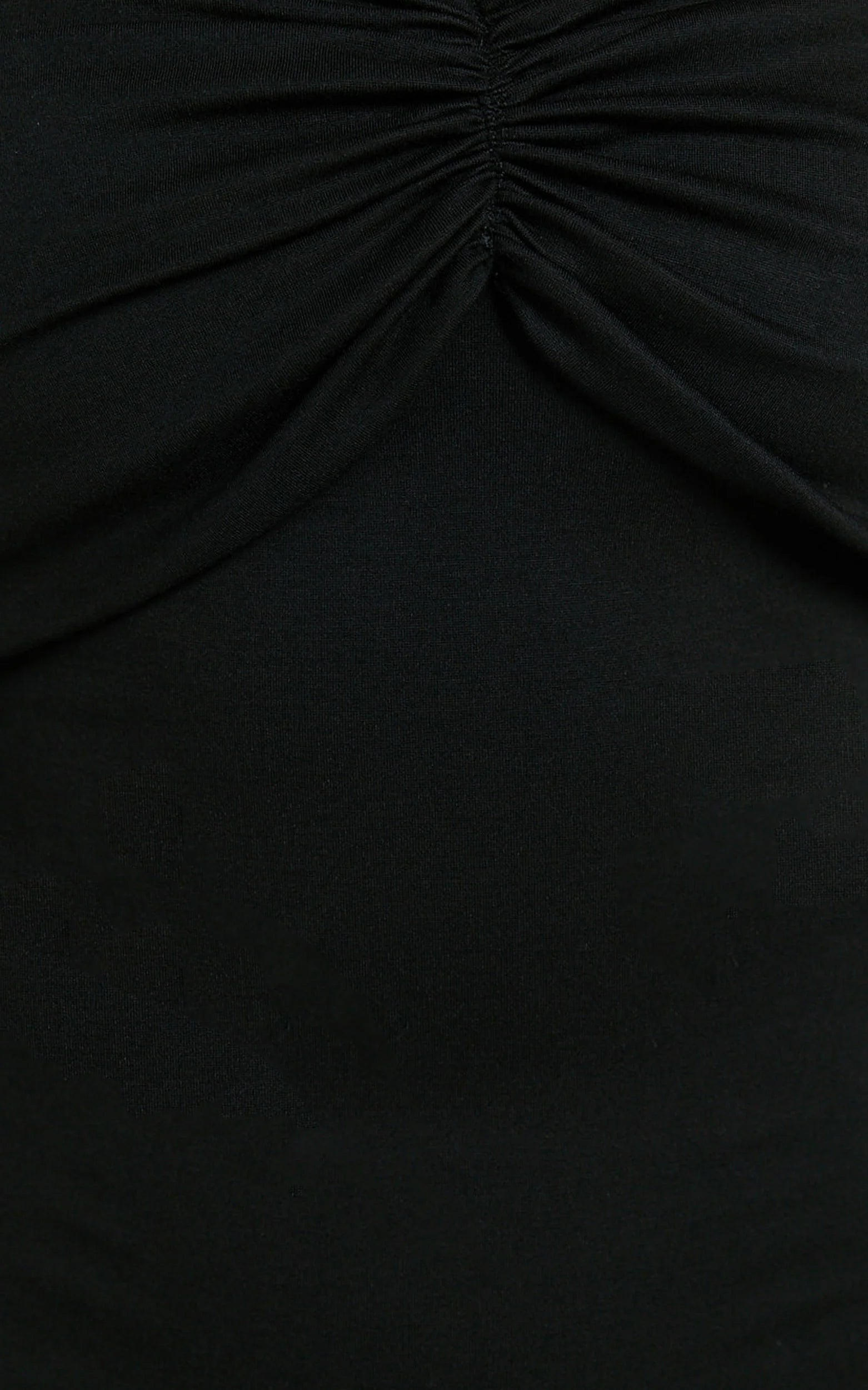 Rani Mini Dress - Off Shoulder Long Sleeve Bodycon Dress in Black